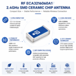 RF ECA3216060A1T 2.4GHz SMD Ceramic Chip Antenna
