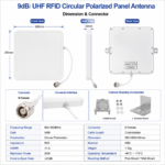 RFID Antenna for Industrial Warehouse Identification Systems