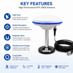 RTK GNSS Antenna with BNC Male Connector and 10m RG58 Cable