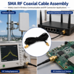 SMA RF Coaxial Cable Assembly with Flexible Cable for Wireless Communication