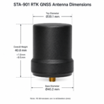 STA-901 RTK GNSS Antenna | Multi-Band Quadrifilar Helix with SMA-J Connector