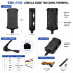 T360-A700 4G LTE GNSS Vehicle Tracking Terminal with BeiDou Positioning
