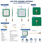 UHF RFID Ceramic Antenna 868/915/920MHz High Gain Embedded PCB Antenna