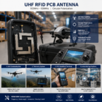 902-928MHz UHF RFID PCB Antenna with MMCX Connector | Circular Polarization High Gain RFID Antenna
