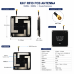 902-928MHz UHF RFID PCB Antenna with MMCX Connector | Circular Polarization High Gain RFID Antenna