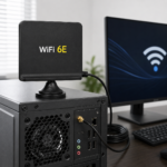 WiFi 6E Magnetic Mount Antenna with SMA Connector and 1.5m Cable