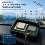 L1 + L5 Dual-Band GNSS Positioning Module with Integrated Ceramic Antenna