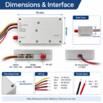 20 MHz to 6 GHz Wideband Digital DDS RF Signal Source Module