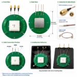 GPS + 4G Combination Antenna P-1331A with GNSS Multi-System Support