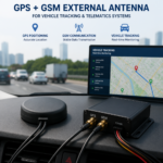 GPS + GSM Dual Band External Antenna with SMA Connector for Vehicle Tracking Systems