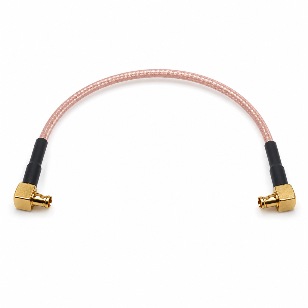 0–6 GHz MCX Right Angle RG178 RF Coaxial Cable Assembly