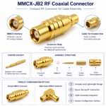 MMCX-JB2 RF Coaxial Connector for Compact Cable Assemblies