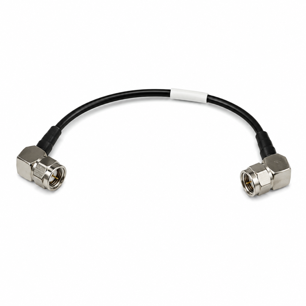 RG174 Dual Right-Angle RF Coaxial Jumper Cable