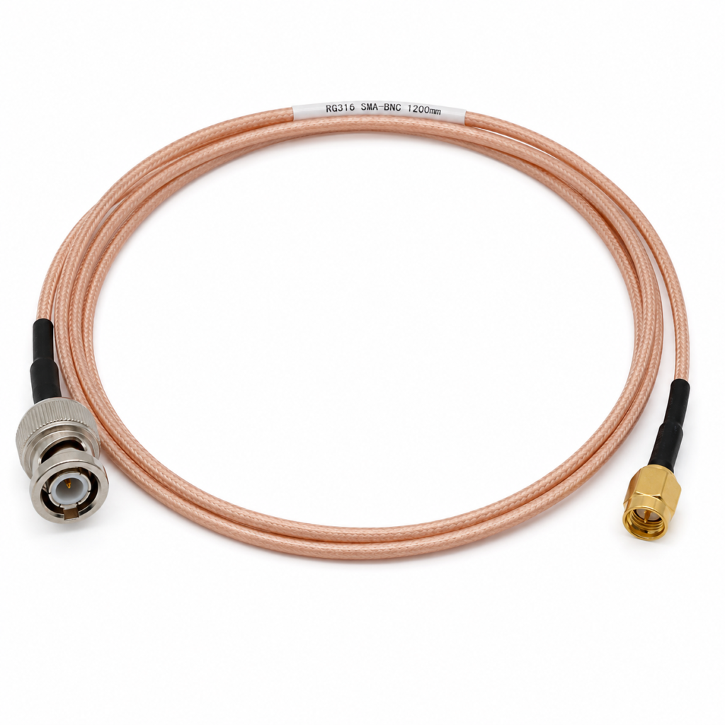 RG316 SMA Male to BNC Male RF Coaxial Cable Assembly 50 Ohm DC–3GHz
