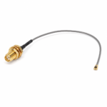 SMA Female Bulkhead to U.FL RF Pigtail Cable | DC–6GHz 50 Ohm